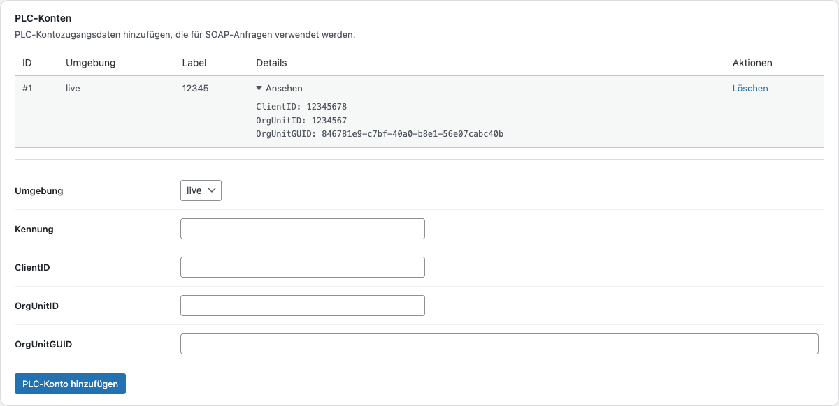 Direkte Anbindung an das Post Labelcenter
